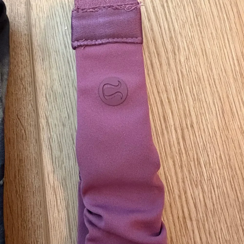 Lululemon LOT of 3 Headbands Purple, Blue, Camo